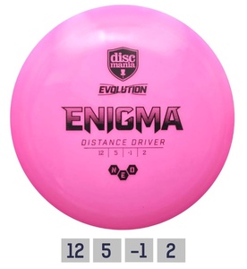 Diskgolfo diskas Distance Driver NEO ENIGMA Evolution Pink